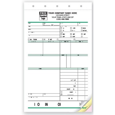 Pest Control Service Order/Invoices Forms (3 Part)