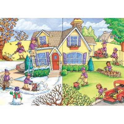 Seasonal Services Landscaping Holiday Cards