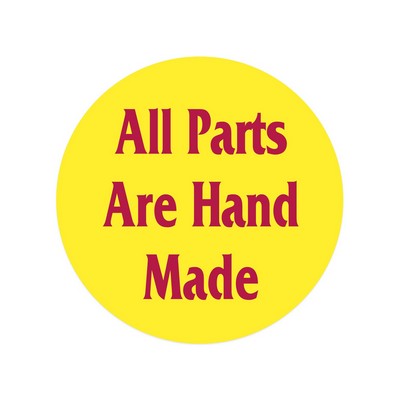 Die Cut Roll Label | Circle | 1 1/2" dia. | White Matte or Yellow Gloss Papers