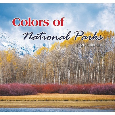 Colors of National Parks 2026 3-Month Calendar