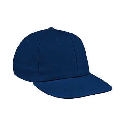 Solid Eyelets Denim Snapback Prostyle Cap