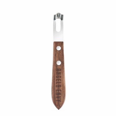 Viski® Walnut Channel Knife