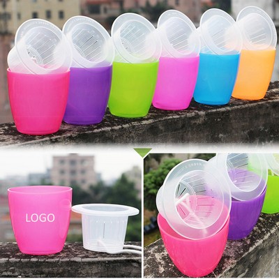 Colorful Self-Watering Planter Pot