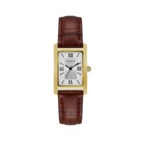 Caravelle Ladies' Watch with Brown Leather Strap