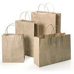 Brown Kraft Paper Bag w/Twisted Paper Handles (10"x5"x10")