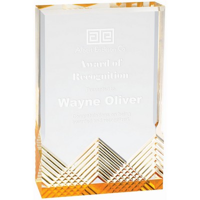 Gold Apex Mirage Acrylic Award (4 1/4" x 6")