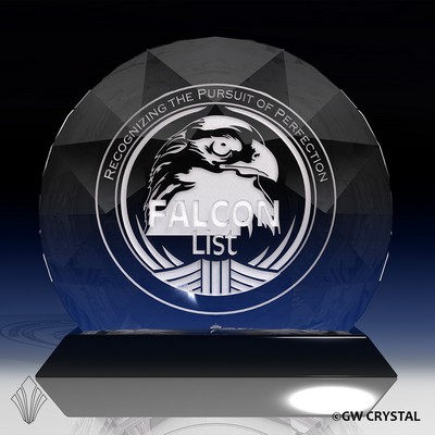Auroura Diamond Crystal Award (6" x 6 ¼" x 2 3/8")