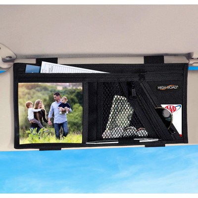 Black High Road Car Organizers by Talus® Car Visor Organizer
