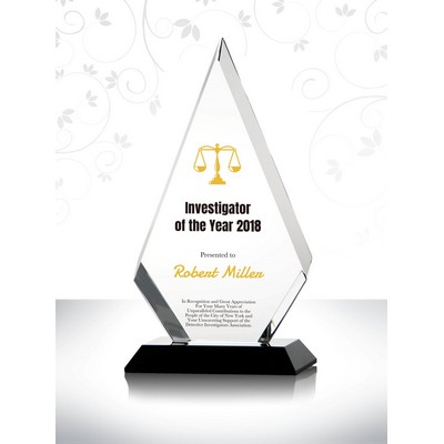 On Point Crystal Award