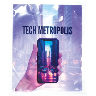 Digital Full Color 1-Sided Clear Plastic Bag (7.5" x 9")