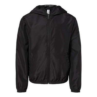 Independent Trading Co.® Youth Lightweight Windbreaker Full-Zip Jacket
