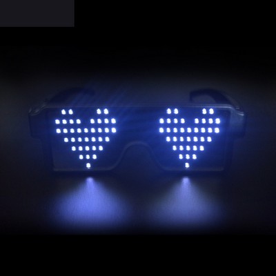 LED Flashing Novelty Glasses w/Nine Images