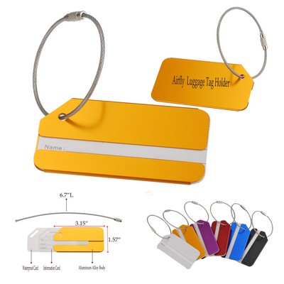 Aircraft Luggage Tag Holder