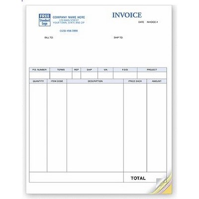 Classic Laser Product Invoices (3 Part)