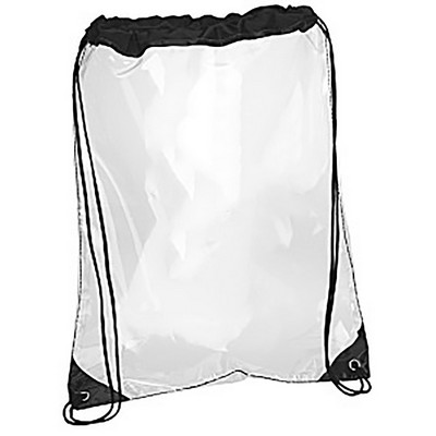 Full Color Clear Drawstring Bag (17"x13.4")