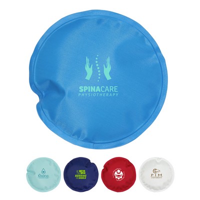 Round Nylon-Covered Hot/Cold Pack