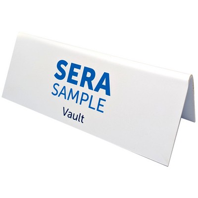 Table Tent Full Color or Engraved Plastic Sign (4"x6")