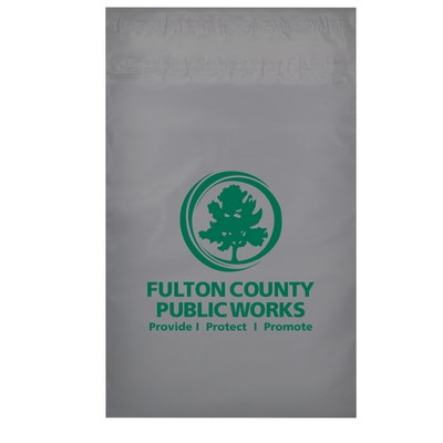 Gray Poly Mailer - 100% Recycled Content (9" x 12")