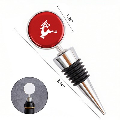 Custom Metal Bottle Stopper Middle Size