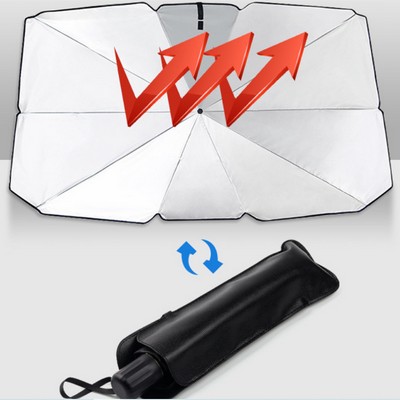 Car Windshield Sun Shade Foldable Car Sunshade Umbrella