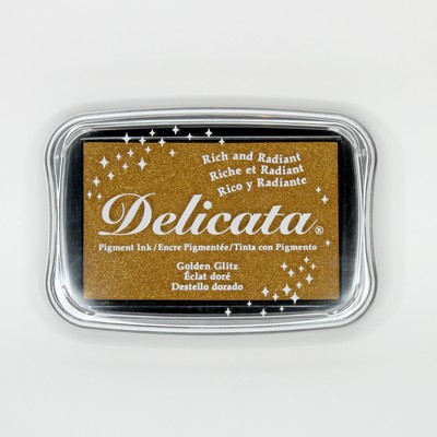 Delicata Gold Metallic Archival Ink Stamp Pad (2.625" x 3.75")