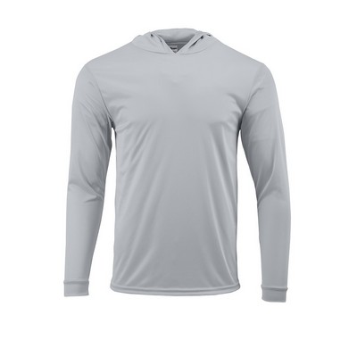 Paragon® Adult Bahama Long Sleeve Performance Hooded Tee Shirt