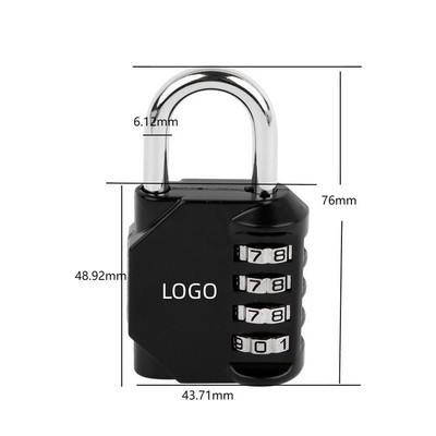 4 Digit Waterproof Combination Padlock