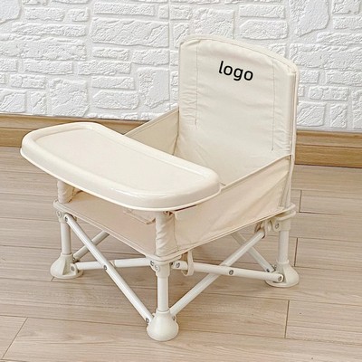 Travel Booster Seat with Tray for Baby | Folding Portable Baby Booster Seat for Dining Table