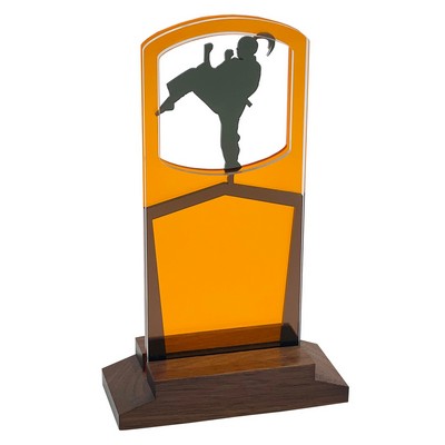 Martial Arts – Women's Award Natural Wood Base