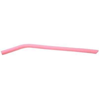 10" Pink Silicone Straw