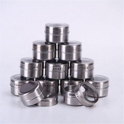 12 Piece Spice Rack Set Magnetic Jar with Stand