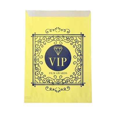 One-color Colored Paper Bag Yellow (7.5"W x 10"H)