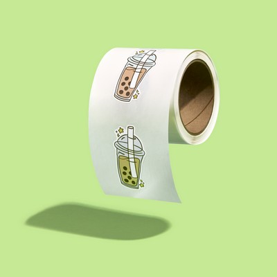 2"x1" Custom Sticker Roll (High Quantity)