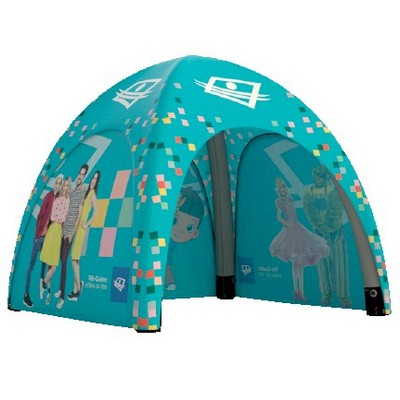 Inflatable tent 10'x10' with black legs