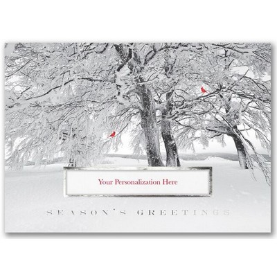 Cardinal Season Holiday Card