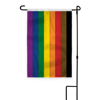 12" x18" 1ply Nylon People of color Pride Deluxe Garden
