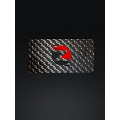 4 Color Process Carbon Fiber Card