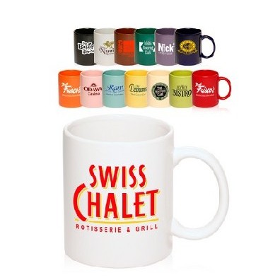 11 Oz. Economy Ceramic Coffee Mugs