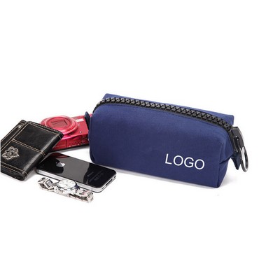 Canvas Pencil Pouch Cosmetic Bag