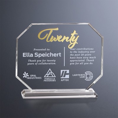 Crosby Octagon Years of Service 6"