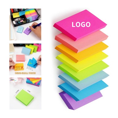 1.5 x 2" 100 Sheets Bright Colors Self Stick Pad