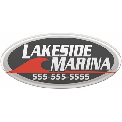 Domed Magnets 1.5"x 3.25" Oval