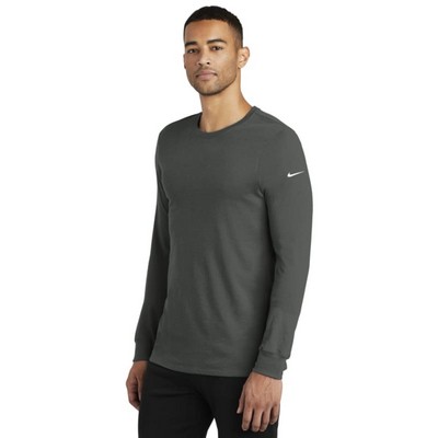 Nike® Dri-FIT Cotton/Poly Long Sleeve Tee
