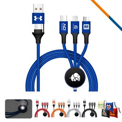 Cactos 5in1 Light Up Charging Cable