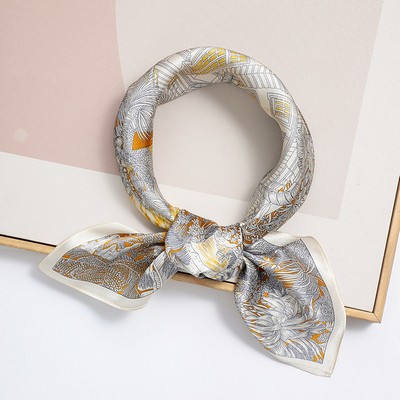 70cm Pure Silk Square Scarf For Ladies