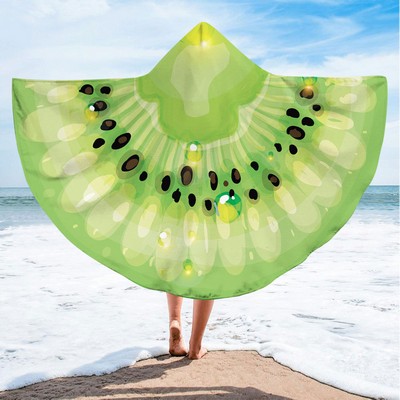 78.8 x 59" Custom Adult Hooded Oversized Beach Towel#14