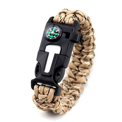 Multi-Function Paracord Survival Bracelet