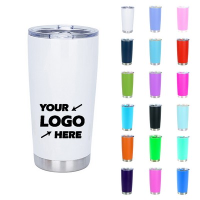 20 Oz Double-wall Tumbler With Lid