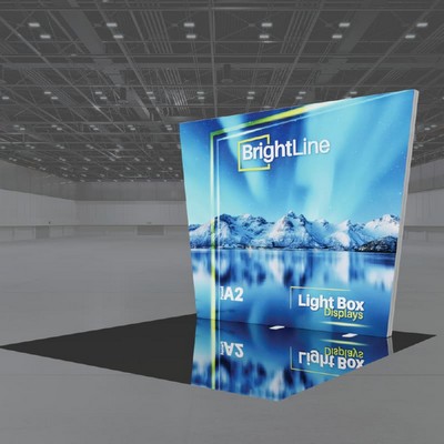 BrightLine™ Angled Double Sided Light Box Panel (96-118"x96")