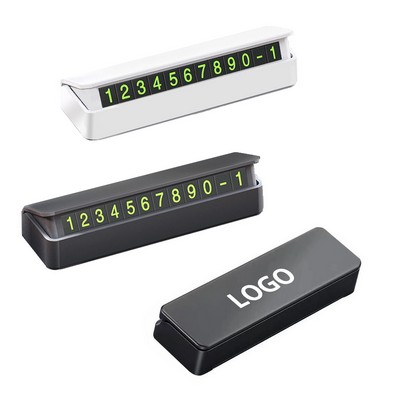 Car Temporary Parking Plate